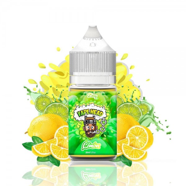 Vape Heads Premium VG E-liquid E-juice 30ml(25mg/ml, Salt Limon)