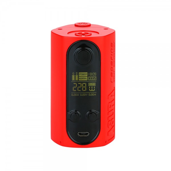 Hugo Vapor Asura 228W 2-in-1 TC Box & Squonk MOD(Red)
